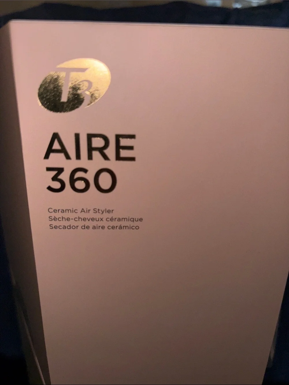 T3 Aire 360 Ceramic Air Styler - Blush Pink & Gold Accents